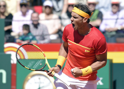 ナダルがデ杯準決勝出場へ、強豪フランスとアウェーで激突