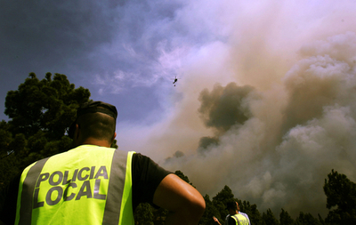 ラ・パルマ島でも山火事、スペイン各地で山火事続く
