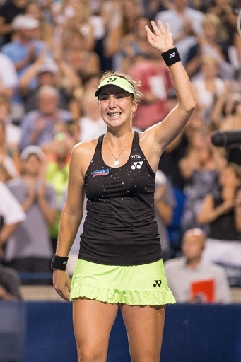 18歳のベンチッチ、セレーナ破る大金星で決勝へ ロジャーズ・カップ