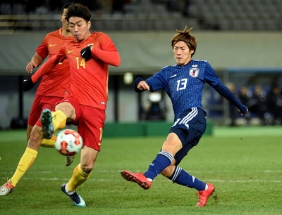 日本が2連勝、南北対決は韓国に軍配 E-1選手権