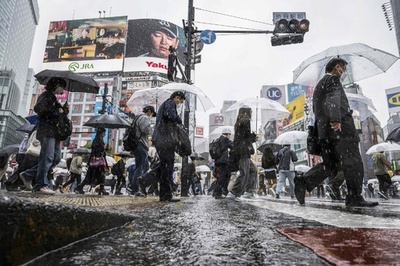 Heavy rain triggers evacuation warnings in Japan