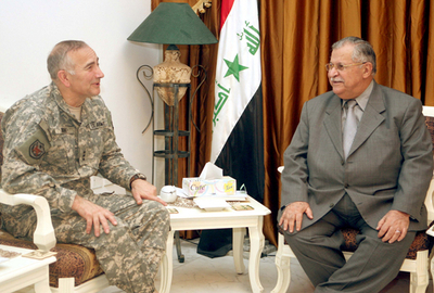 イラク大統領、駐留米軍によるイラン人拘束に不快感を表明