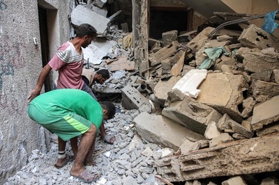 ハマス最高指導者の親族10人死亡 イスラエル軍空爆で