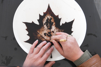 葉に刻む鮮やかな世界 山西省