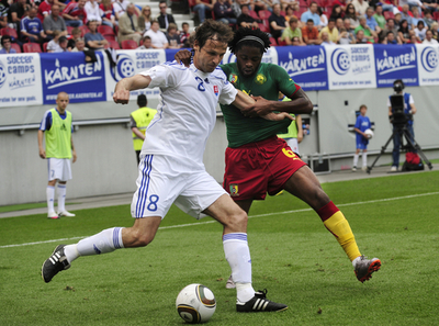 カメルーン スロバキアと引き分ける、国際親善試合