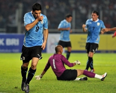 ウルグアイ7発、インドネシアに快勝 国際親善試合