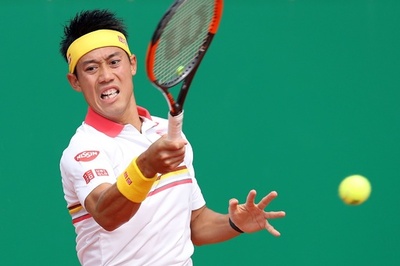 錦織が快勝で16強、後半は一方的展開に モンテカルロ・マスターズ