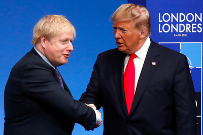 英首相からバイデン氏への祝辞、背景にうっすら「トランプ」「2期目」