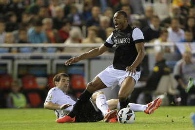 バレンシアが5得点でマラガに大勝