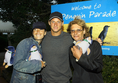 ＜テニス 07全豪オープン＞ナルバンディアン 恋人と共にペンギン・パレードを見学 - オーストラリア