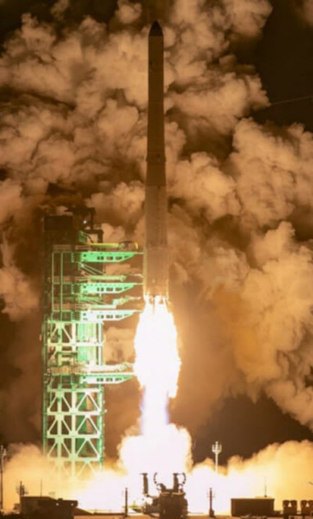 2025年、羅老宇宙センターから打ち上げられたヌリ号＝宇宙航空庁(c)KOREA WAVE
