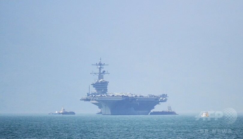 米空母がベトナム寄港、戦争終結後初 対中で関係強化