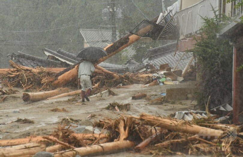 九州北部豪雨 死者18人に 500人以上いまだに孤立 写真1枚 国際ニュース Afpbb News