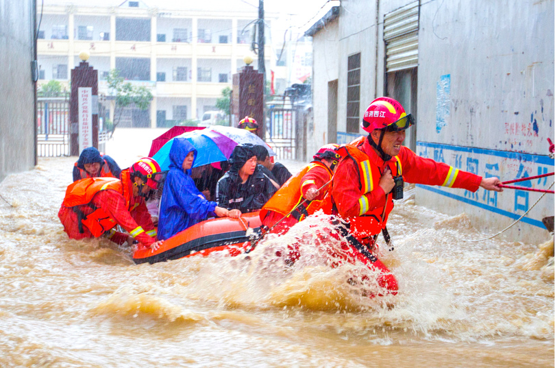 洪水で642万人以上が被災 中国・江西省