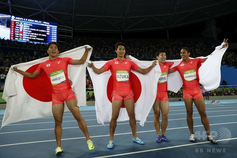 日本が銀メダル獲得！ 男子400mリレーで快挙