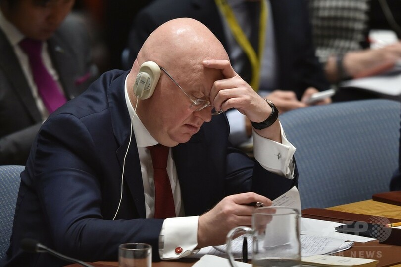国連安保理、シリア攻撃非難決議案を否決 ロシアが提出