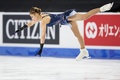 21-22フィギュアスケートグランプリ（GP）シリーズ第2戦、スケート・カナダ、女子シングル・フリースケーティング（FS）。演技に臨むアリョーナ・コストルナヤ（2021年10月30日撮影）。(c)Geoff Robins / AFP