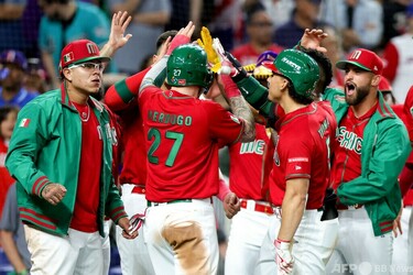 メキシコ、日本とのWBC準決勝へ プエルトリコ撃破で初4強 写真6枚 国際ニュース：AFPBB News