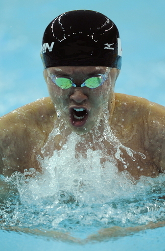 北島 100メートル平泳ぎ準決勝進出