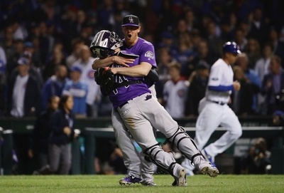 ロッキーズがナ・リーグ地区S進出、カブスとの延長13回死闘制す