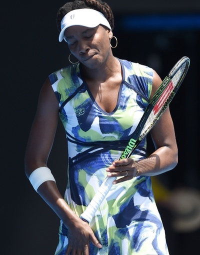 ヴィーナスが全豪初戦で敗退、格下コンタに完敗