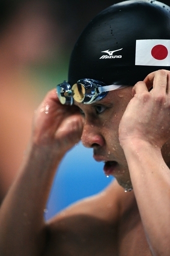 北島 200メートル平泳ぎ全体6位で準決勝進出