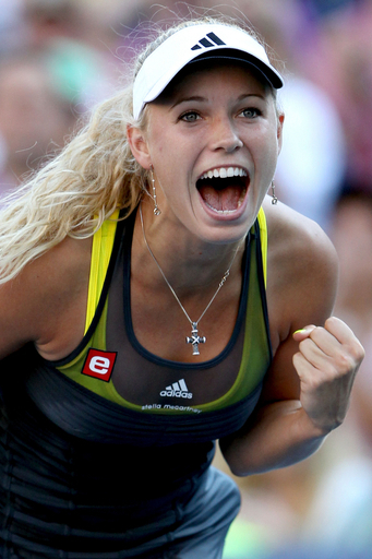 ボズニアツキがシャラポワ下し準々決勝へ、全米オープン