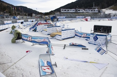 強風のため女子滑降が中止に、アルペンスキーW杯