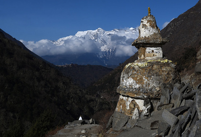 【写真特集】エベレストの春、登山者でにぎわい