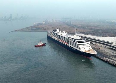 オランダ籍クルーズ船が天津に初来航 30か国の観光客が中国の旅をスタート