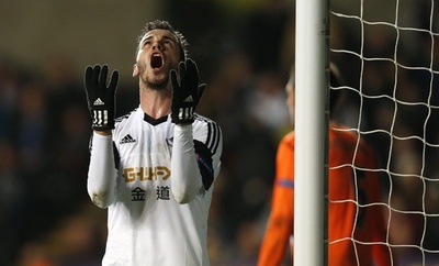 スウォンジー、バレンシアに敗れ決勝T決定持ち越し ヨーロッパリーグ