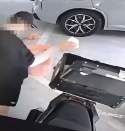 他人のバイク収納ボックスにゴミ投棄…韓国・加害者は清掃業者、防犯カメラで発覚