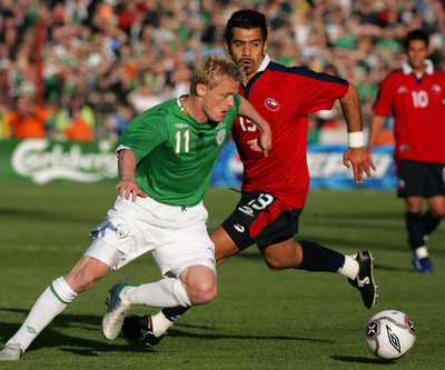 ＜サッカー 親善試合＞アイルランド チリに敗れる - アイルランド