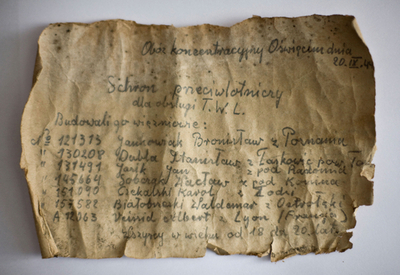 アウシュビッツ収容者のメッセージ入り瓶、「父親が書いた」と女性が名乗り