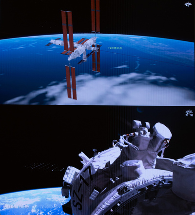 中国宇宙船「神舟17号」、ステーションへのドッキングに成功