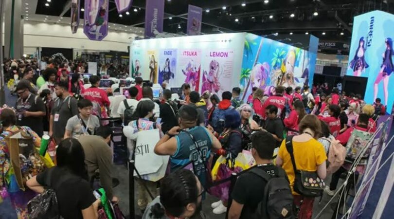 米ロサンゼルスで開催された「アニメエキスポ2026」のスマイルゲートブース(c)MONEYTODAY