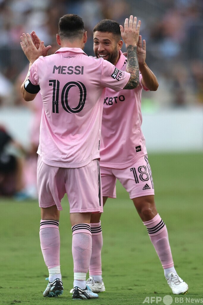 メッシが6戦連発 マイアミ快勝でリーグス杯決勝へ