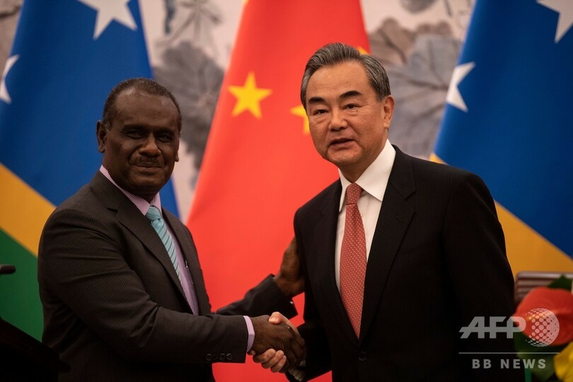 中国、ソロモン諸島と国交樹立