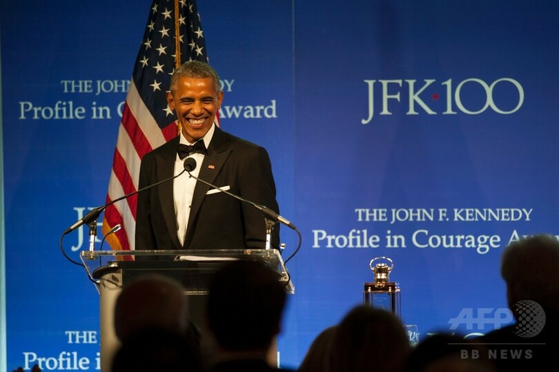 米前大統領、議員らに「勇気」をと訴え オバマケア代替法案審議控え