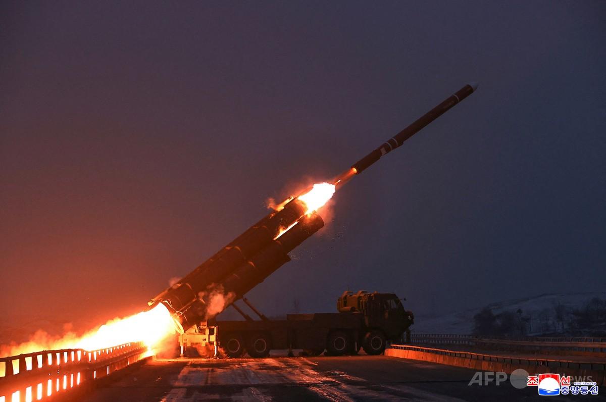 北朝鮮、長距離戦略巡航ミサイルを試射 KCNA 写真5枚 国際ニュース