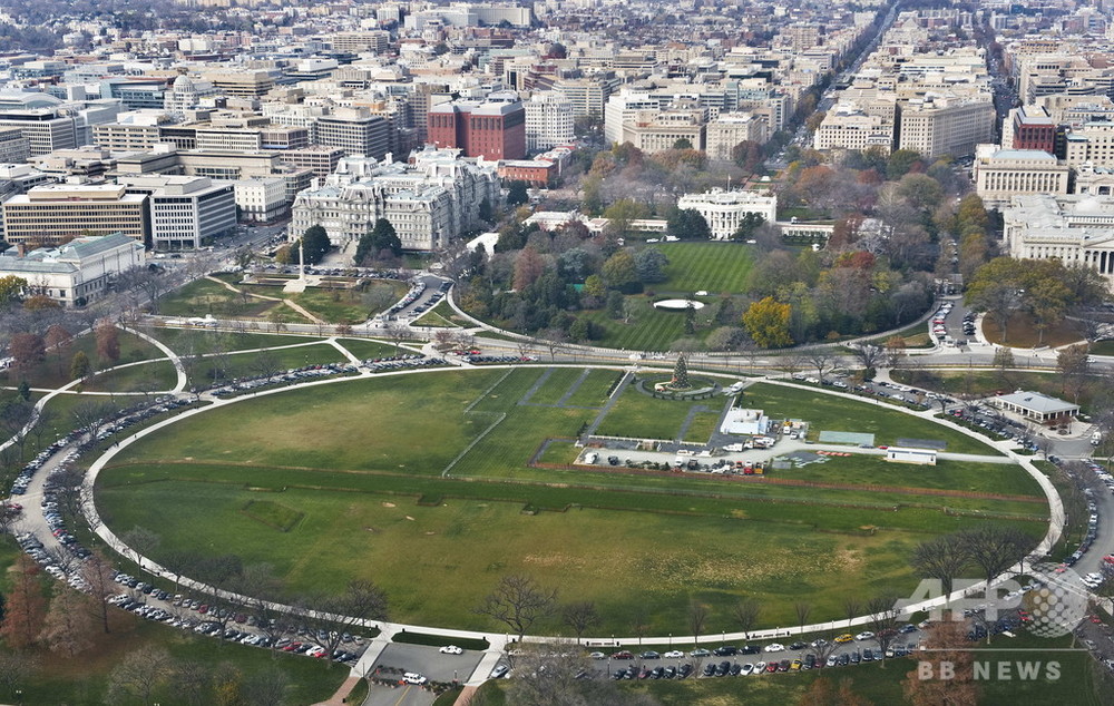 ホワイトハウス近くで男性が体に火 米首都ワシントン 写真2枚 国際ニュース Afpbb News