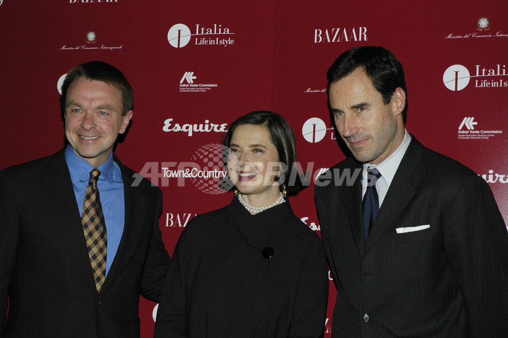 イザベラ・ロッセリーニ、伊貿易振興会の「スタイル・アイコン」に