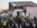カザフスタンで乗客乗員100人を乗せた旅客機が離陸直後に墜落した現場（2019年12月27日撮影）。(c)AFP PHOTO / Kazakhstan&apos;s emergencies committee