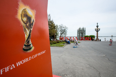 ロシアサッカー連合に罰金、フランス戦で人種差別的チャント