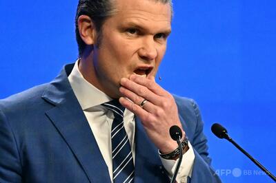 米国防長官、トランプ氏をシンガポール初代首相になぞらえ反感買う