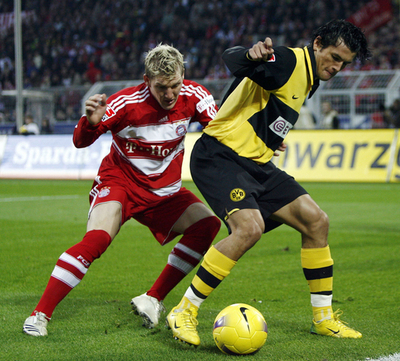 バイエルン ドルトムントと引き分け連勝は5で止まる