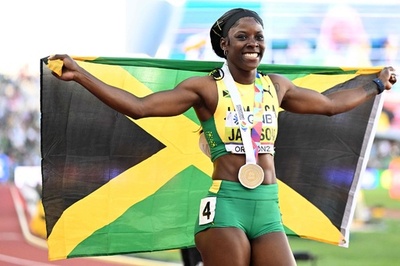 ジャクソンが大会新で女子200m制覇 世界陸上