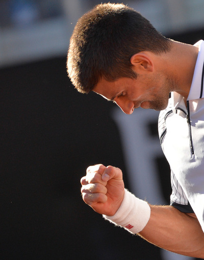 3度目の優勝狙うジョコビッチが初戦突破、イタリア国際