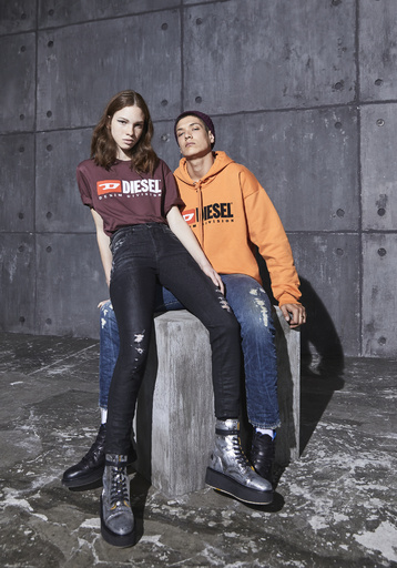 「ディーゼル」アーカイブのヴィンテージロゴがリバイバル