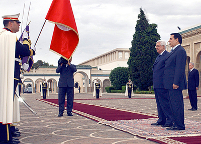 アッバス議長、チュニジアを公式訪問 - チュニジア